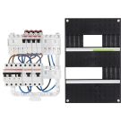 ABB Installatiedozen en -kasten HADR3232-22 H44 HAF 4X ACHT.2X 30mA HS 3F