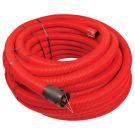 Wavin mantelflex mantelbuis met trekdraad en koppelstuk 110mm - rood rol 50 meter (7132311050)