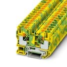 Phoenix Contact rijgklem met push-in aansluiting 10 mm² - groen/geel (PT 10-PE)