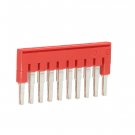 Phoenix Contact doorverbindingsbrug voor rijgklem 10-polig 8,2 mm - rood (FBS 10-8)