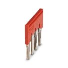 Phoenix Contact doorverbindingsbrug voor rijgklem 4-polig 8,2 mm - rood  per 10 stuks  (FBS 4-8)