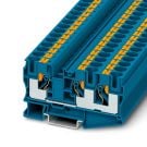 Phoenix Contact twin rijgklem met push-in aansluiting 10 mm² - blauw (PT 10-TWIN BU)