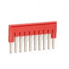 Phoenix Contact doorverbindingsbrug rijgklem 10-polig 6,2 mm - rood per 10 stuks (FBSR 10-6)