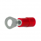 Intercable Q-serie DIN geïsoleerde kabelschoen ring recht 0,5-1 mm² M4 vertind - rood Sf per 100 stuks (ICIQ14S)