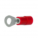 Intercable Q-serie DIN geïsoleerde kabelschoen ring recht 0,5-1 mm² M6 vertind - rood per 100 stuks (ICIQ16)