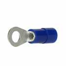 Intercable Q-serie DIN geïsoleerde kabelschoen ring recht 1,5-2,5 mm² M4 vertind - blauw Sf per 100 stuks (ICIQ24S)