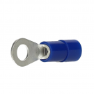 Intercable Q-serie DIN geïsoleerde kabelschoen ring recht 1,5-2,5 mm² M5 vertind - blauw Sf per 100 stuks (ICIQ25S)