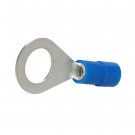 Intercable Q-serie DIN geïsoleerde kabelschoen ring recht 16 mm² M8 vertind - blauw per 50 stuks (ICIQ168)