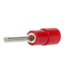 Intercable Q-serie DIN geïsoleerde stiftkabelschoen lang 35 mm² vertind - rood per 50 stuks (ICIQ35ST)