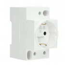 Schneider Electric wandcontactdoos met randaarde din-rail (A9A15310)