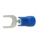 KLEMKO geïsoleerde vorkkabelschoen M5 voor 1,5-2,5 mm2 PVC - blauw per 100 stuks (100700)