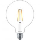 PHILIPS LED lamp filament rond E27 5.9W 136lm warm wit 3300K dimbaar (8719514347984)