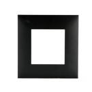 Legrand afdekraam 1-voudig 83x83mm - Valena Nextmat zwart (741151)