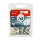 Novus popnagel A3 Ø3x10mm aluminium per 30 stuks (045-0022)