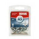 Novus popnagel A5 Ø5x8mm aluminium per 30 stuks (045-0026)