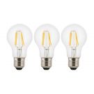 Bailey LED lamp filament peer E27 6W 806lm warm wit 2700K 3stuks (142720)