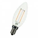 Bailey LED lamp filament helder kaars E14 2W 200lm warm wit 2700K (80100037647)