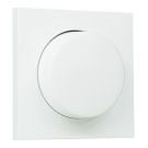 EMhub Quadro55 (by Kopp) centraalplaat met knop tbv draaidimmer - zuiver wit mat (4088047)