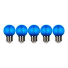 Bailey LED kogel E27 blauw 0,6W 5lm IP44 ecopack (143029)