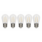 Bailey LED filament helder peer E27 2700K 2W 200lm IP44 ecopack per 5 (144946)