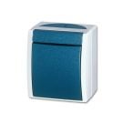 ABB Busch-Jaeger wisselschakelaar opbouw IP44 spatwaterdicht - Ocean blauw-groen (2601/6 W-53)