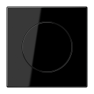 JUNG afdekking voor draaidimmer - LS range zwart (LS1740SW)