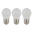 Bailey LED lamp bol E27 5.5W 470lm warm wit 2700K - 3 stuks (145218)