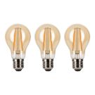 Bailey LED lamp filament peer E27 6W 600lm warm wit 2200K - 3 stuks ( 145216)