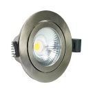 LED Republic waterdichte inbouwspot rond aluminium 5W 450lm 2700K IP65 zaagmaat Ø75mm - diameter 85mm