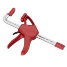 Hultafors eenhands lijmklem met snelspanner gesmeed QCX 15 rood 150mm/75mm (520153)