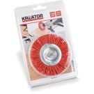 Kreator schijfborstel voor boormachine Ø 100mm nylon 6mm as (KRT150112)