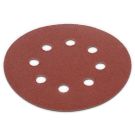 Kreator schuurschijf klittenband velcro 8 gaten rond Ø 125mm k80 set van 5 stuks (KRT230505)