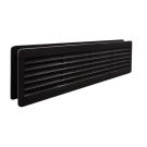 WEHA deurventilatierooster 465x138mm 2-delig - zwart (20200709 ZW)