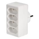 Kaiser verdeelstekker 4-voudig euro stopcontact 250V/2.5A wit (48451)