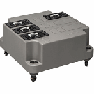 ABB Installatiedozen en -kasten deksel 3640 met winsta connector 4x3 - grijs (3640KB4 S)