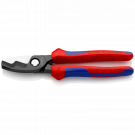 KNIPEX kabelschaar met dubbele snijkanten 200mm met 3-comp comfort handgreep KNIPEXtend (9512200)