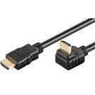 Microconnect HDMI kabel 2.0 haaks 90° 5 meter (HDM19195V2.0A90)