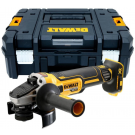 DeWALT accu haakse slijper 125mm 18V XR basic body in TSTAK koffer (DCG405NT-XJ)