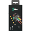 Wera torxsleutelset stiftsleutel haaks 967/9 TX BO multicolour 1 SB TX8-TX40 - 9 delig (05073599001)