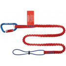 KNIPEX vallijn TT 90 cm elastisch uitrekbaar tot 150cm met karabijnhaak draagcapaciteit tot 1.5kg (005005TBK)