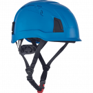 Alpinworker PRO veiligheidshelm ongeventileerd met geïntegreerde zweetband en instelbare maat 53-66 cm - blauw (0601013640999)