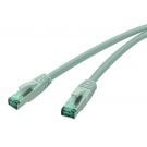 Wir sind red patchkabel S/FTP CAT6A grijs 0.25 m