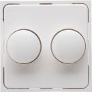 Kopp afdekking voor duo dimmer HK07 - helder wit (492829004)