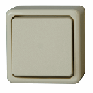 Kopp STANDARD opbouw wisselschakelaar 10A 250V - crème wit (513601004)