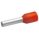 Klauke adereindhuls geïsoleerd 1.5mm2 hulslengte 8mm rood - per 200 stuks (GR172RO)