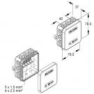 Niedax 530002 NIE 820/5 LASDOOS IP 54 per 10