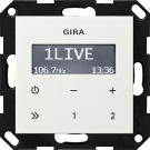 Gira IB-radio RDS z/luidspreker - systeem 55 zuiver wit glanzend (228403)