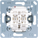 JUNG Sokkel pulsdrukker 2-voudig, 2x maak (NO), 1 ingang (535EU)