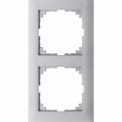 Schneider Electric M-Pure 2-voudig afdekraam - aluminium (MEG4020-3660)