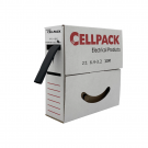 Cellpack krimpkous op rol 6.4/3.2 mm zwart 10 meter